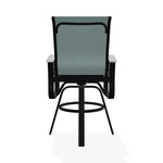 Belle Isle Sling Balcony Height Swivel Arm Chair