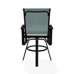 Belle Isle Sling Balcony Height Swivel Arm Chair