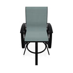 Belle Isle Sling Balcony Height Swivel Arm Chair