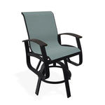 Belle Isle Sling Balcony Height Swivel MGP Arm Chair