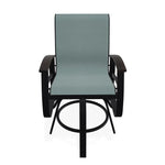 Belle Isle Sling Balcony Height Swivel MGP Arm Chair