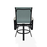 Belle Isle Sling Balcony Height Swivel MGP Arm Chair