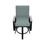 Belle Isle Sling Balcony Height Swivel MGP Arm Chair