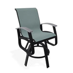 Belle Isle Sling Balcony Height Swivel MGP Arm Chair