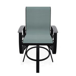 Belle Isle Sling Balcony Height Swivel MGP Arm Chair