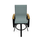 Belle Isle Sling Bar Height Swivel MGP Arm Chair