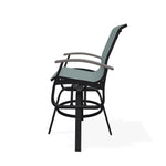 Belle Isle Sling Bar Height Swivel MGP Arm Chair