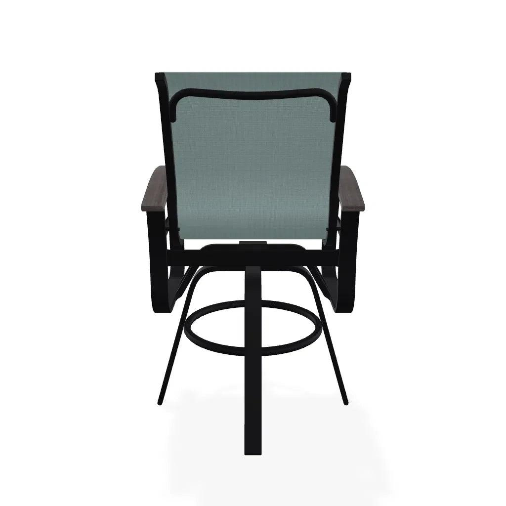 Belle Isle Sling Bar Height Swivel MGP Arm Chair