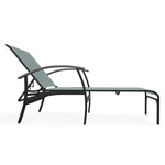 Belle Isle Sling Lay-Flat Polymer Arms Chaise