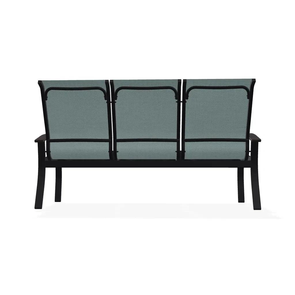 Belle Isle Sling Marine Grade Polymer Arms 3-Seat Sofa