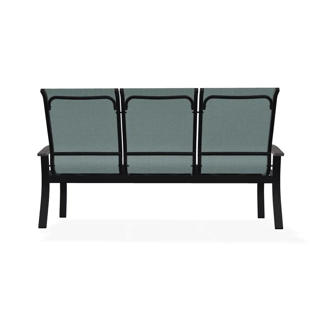 Belle Isle Sling Marine Grade Polymer Arms 3-Seat Sofa