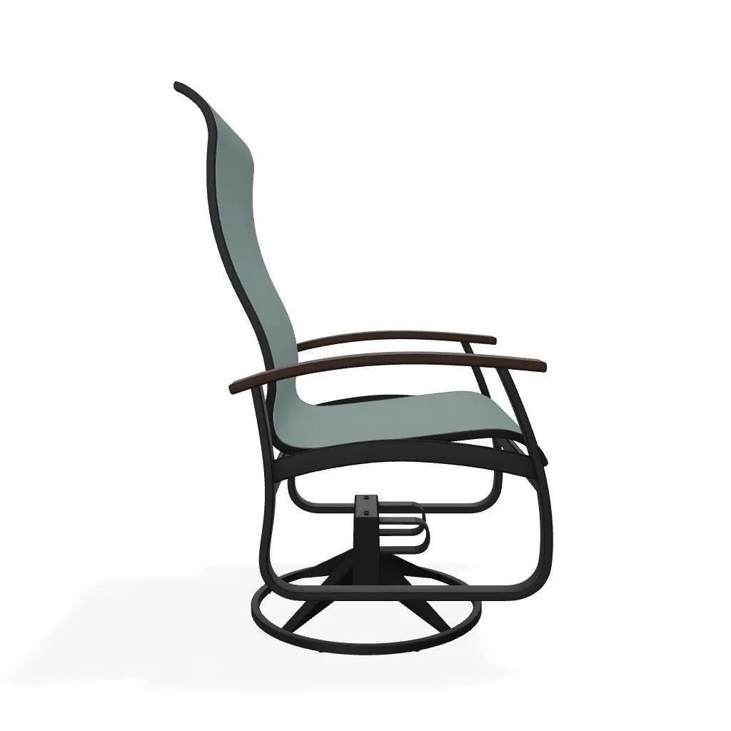 Belle Isle Swivel Rocker with Polymer Arms