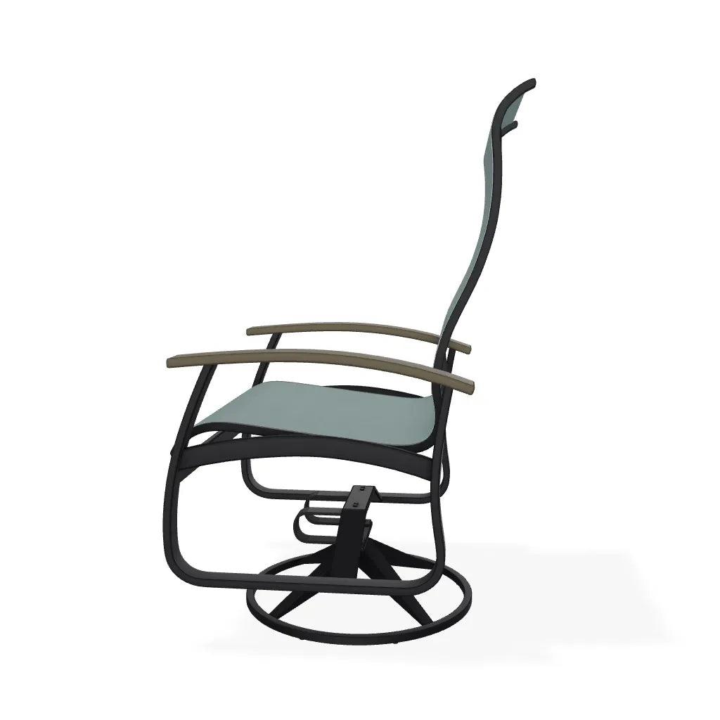 Belle Isle Swivel Rocker with Polymer Arms