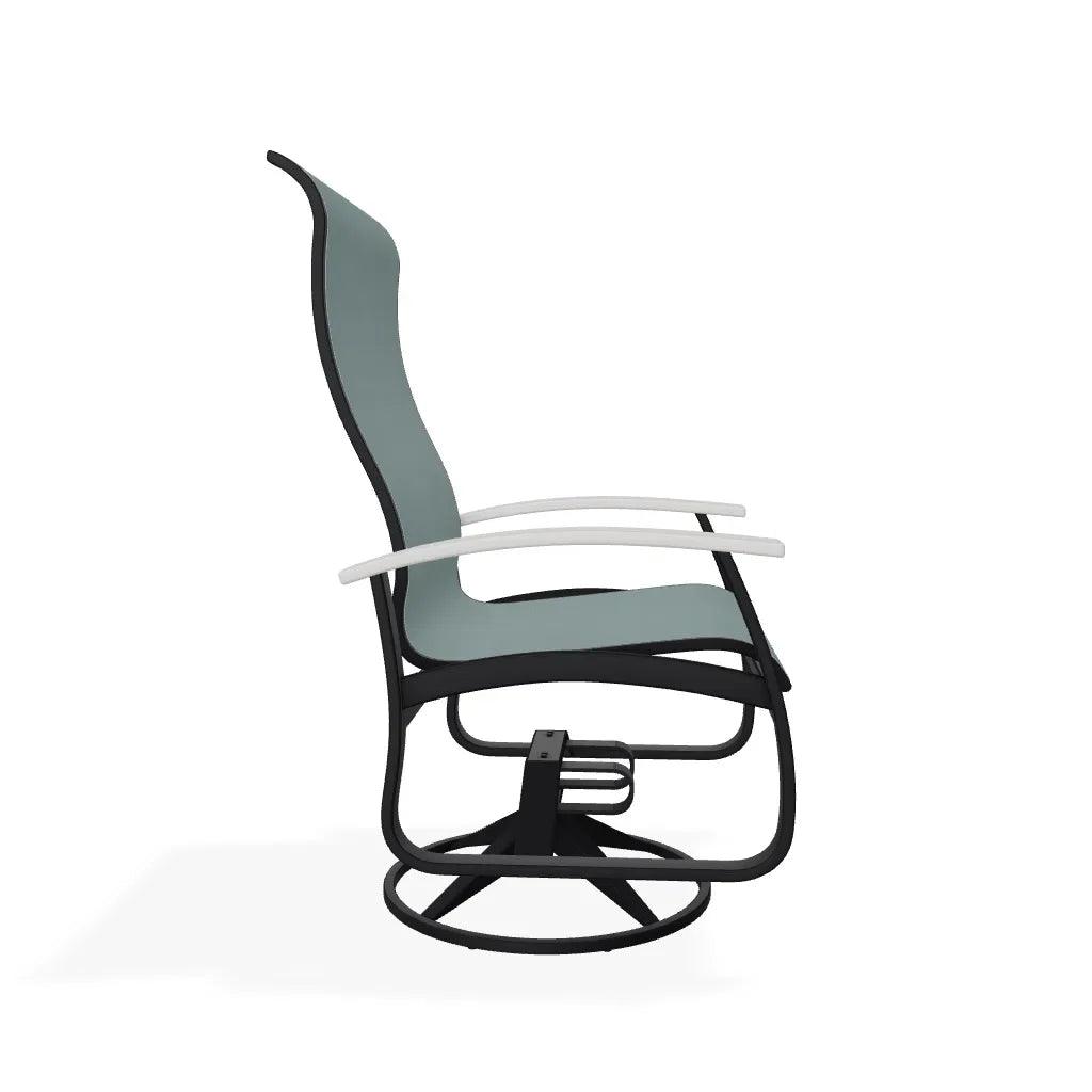 Belle Isle Swivel Rocker with Polymer Arms