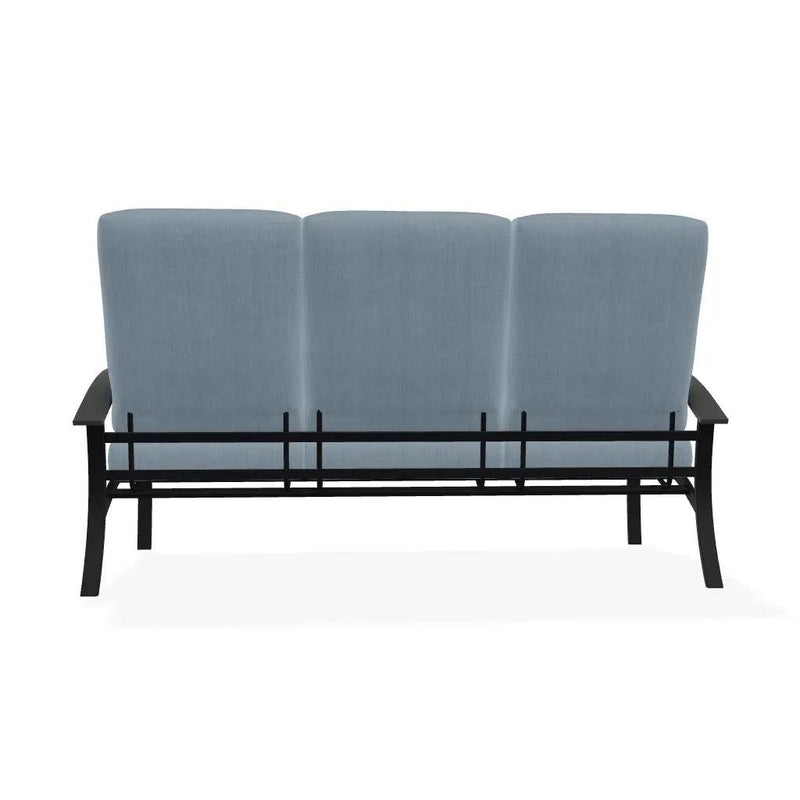 Belle Isle Cushion Three-Seat Sofa With MGP Arms