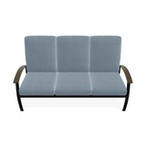 Belle Isle Cushion Three-Seat Sofa With MGP Arms