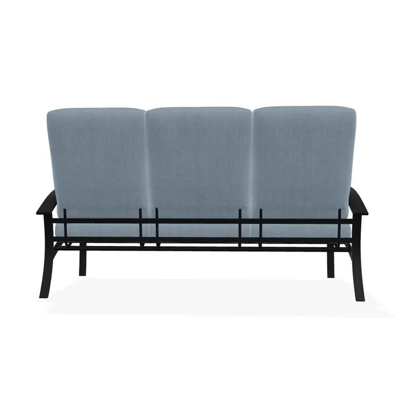 Belle Isle Cushion Three-Seat Sofa With MGP Arms