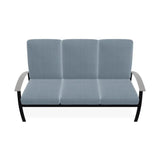 Belle Isle Cushion Three-Seat Sofa With MGP Arms