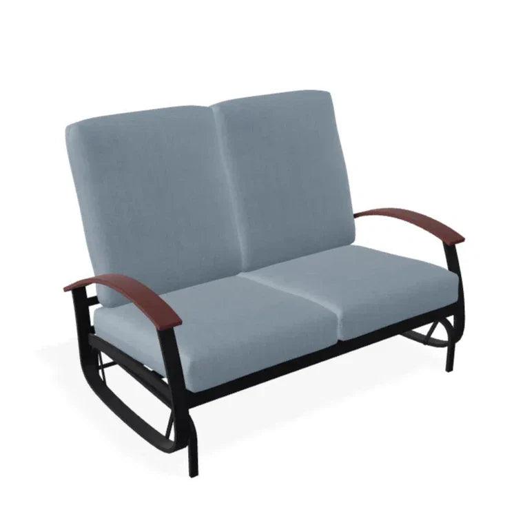 Belle Isle Cushion 2-Seat Glider With MGP Arms