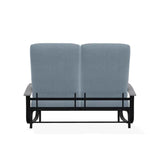 Belle Isle Cushion 2-Seat Glider With Rustic Polymer Arms