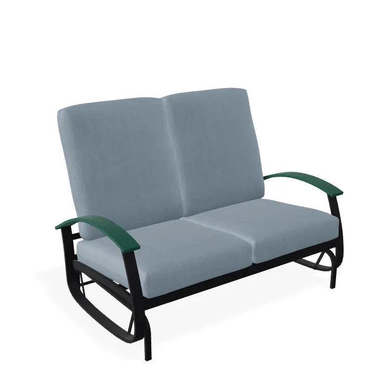 Belle Isle Cushion 2-Seat Glider With MGP Arms