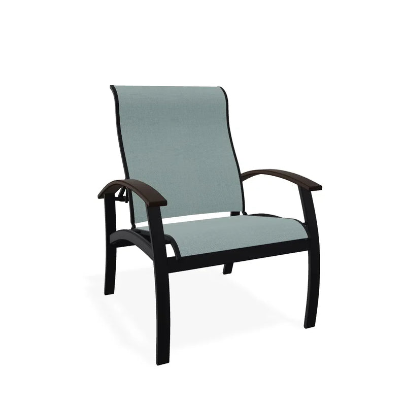 Belle Isle Supreme Swivel Rocker with Rustic Polymer Arms