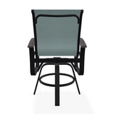 Belle Isle Sling Balcony Height Swivel MGP Arm Chair