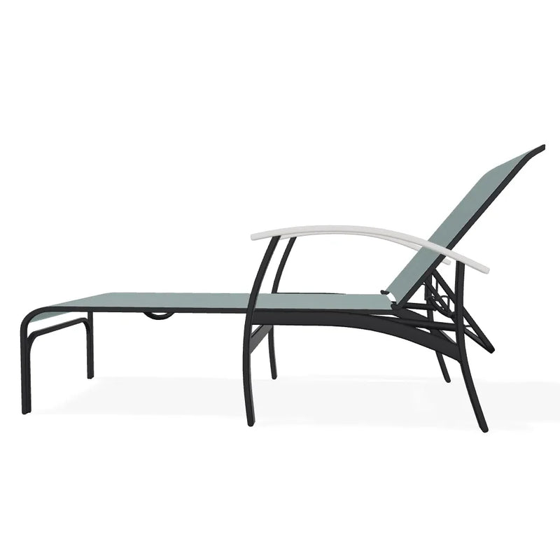 Belle Isle MGP Sling Four Position Lay-Flat Arms Chaise