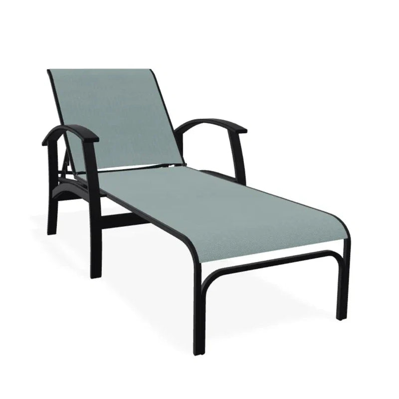 Belle Isle MGP Sling Four Position Lay-Flat Arms Chaise