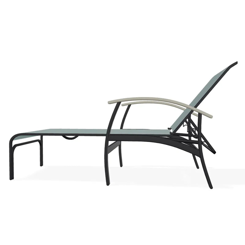 Belle Isle MGP Sling Four Position Lay-Flat Arms Chaise