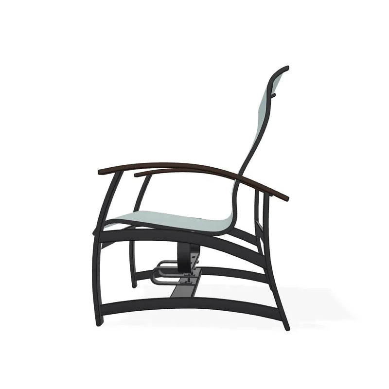 Belle Isle Multi-Position Rustic Polymer Armed Dining Chair