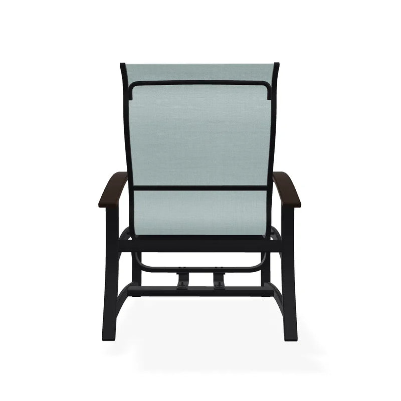 Belle Isle Multi-Position Rustic Polymer Armed Dining Chair