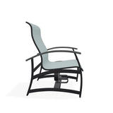 Belle Isle Multi-Position Rustic Polymer Armed Dining Chair