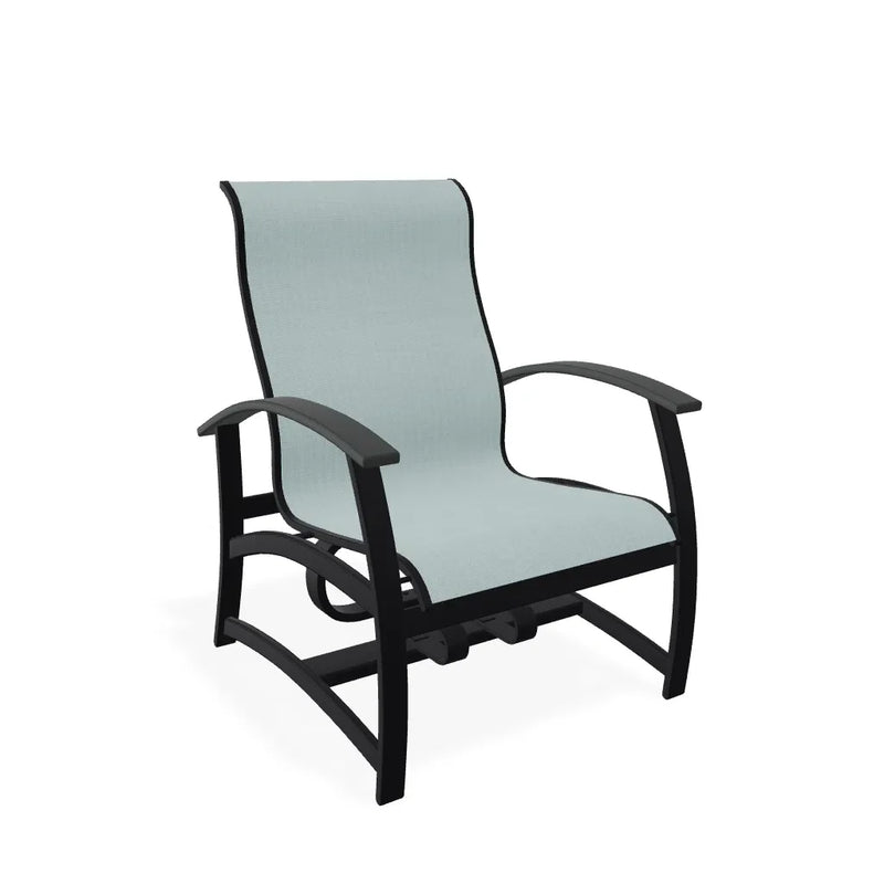 Belle Isle Multi-Position Rustic Polymer Armed Dining Chair