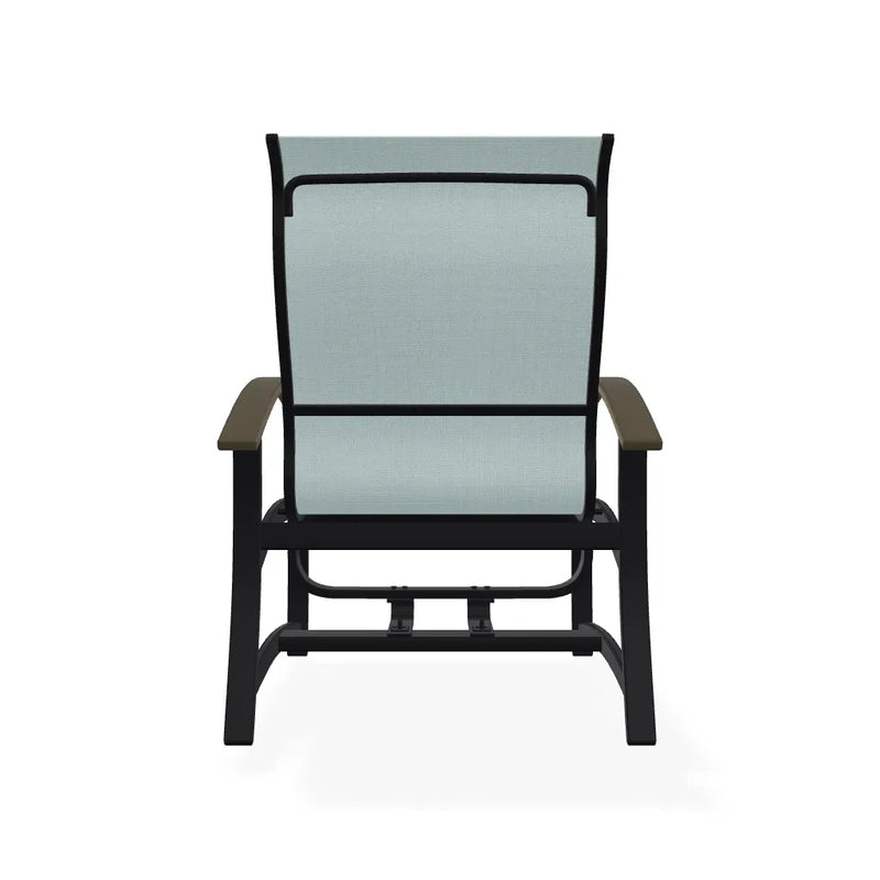 Belle Isle Multi-Position Rustic Polymer Armed Dining Chair