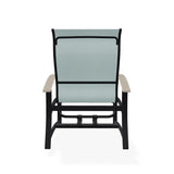 Belle Isle Multi-Position Rustic Polymer Armed Dining Chair