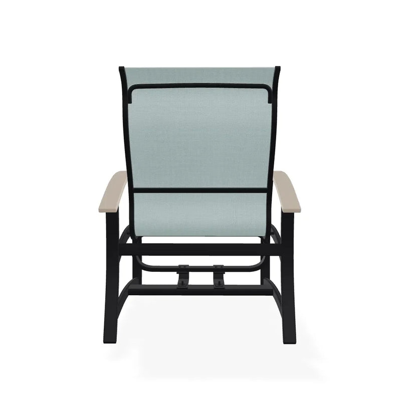 Belle Isle Multi-Position Rustic Polymer Armed Dining Chair