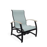 Belle Isle Multi-Position Rustic Polymer Armed Dining Chair