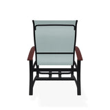 Belle Isle Multi-Position Rustic Polymer Armed Dining Chair