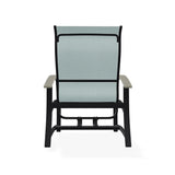 Belle Isle Multi-Position Rustic Polymer Armed Dining Chair