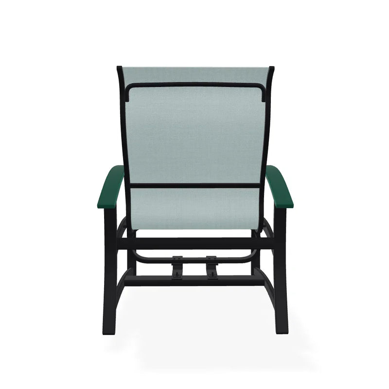 Belle Isle Multi-Position Rustic Polymer Armed Dining Chair