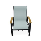 Belle Isle Hidden Motion MGP Armed Chat Chair