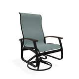 Belle Isle Swivel Rocker with Rustic Polymer Arms