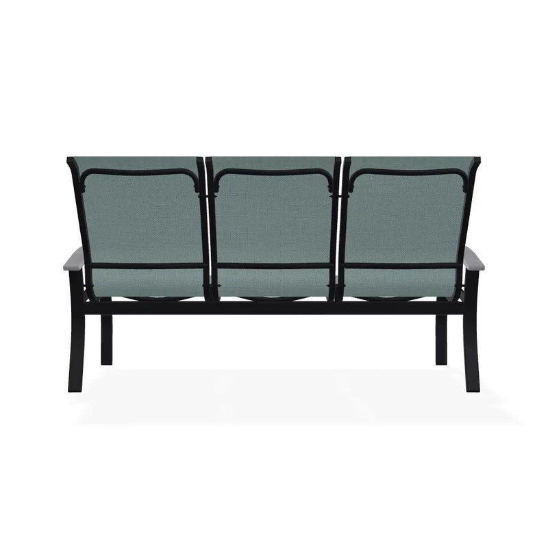 Belle Isle Sling Marine Grade Polymer Arms 3-Seat Sofa