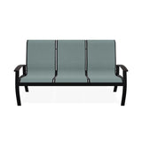 Belle Isle Sling Marine Grade Polymer Arms 3-Seat Sofa