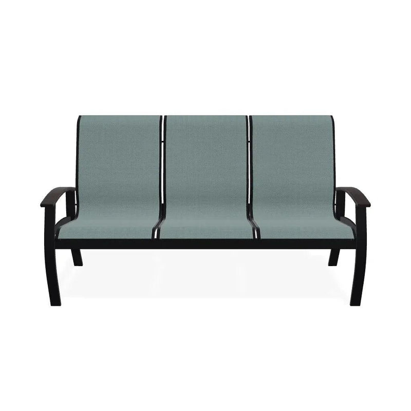 Belle Isle Sling Marine Grade Polymer Arms 3-Seat Sofa