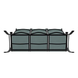 Belle Isle Sling Marine Grade Polymer Arms 3-Seat Sofa