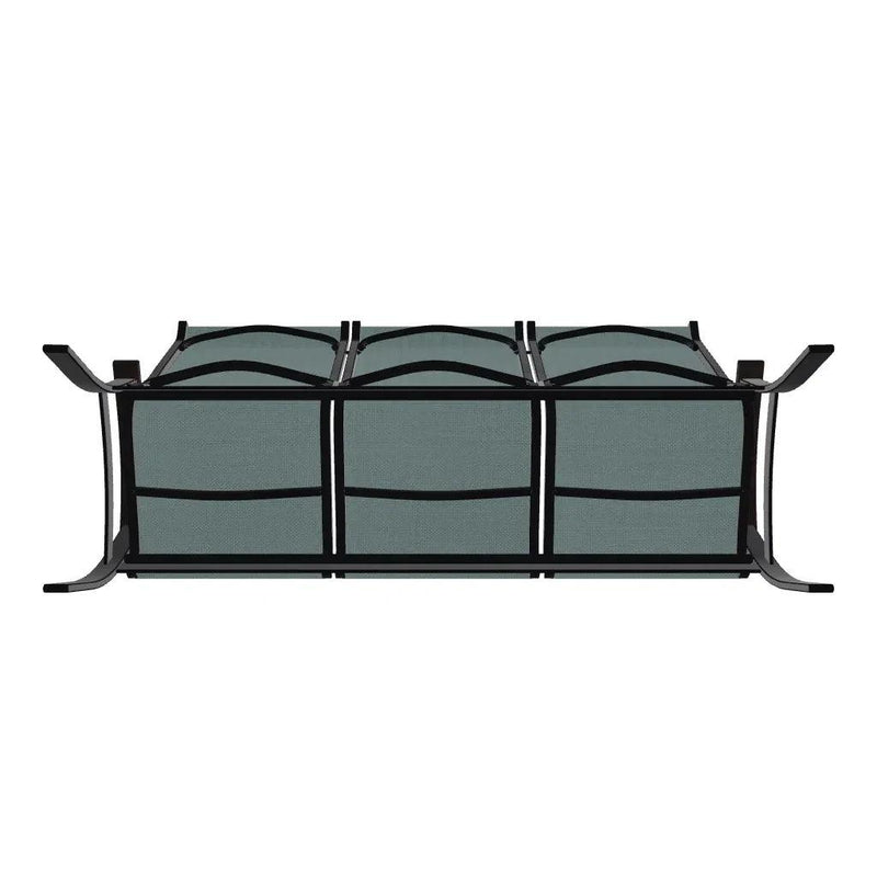 Belle Isle Sling Marine Grade Polymer Arms 3-Seat Sofa