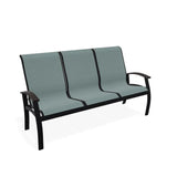 Belle Isle Sling Marine Grade Polymer Arms 3-Seat Sofa