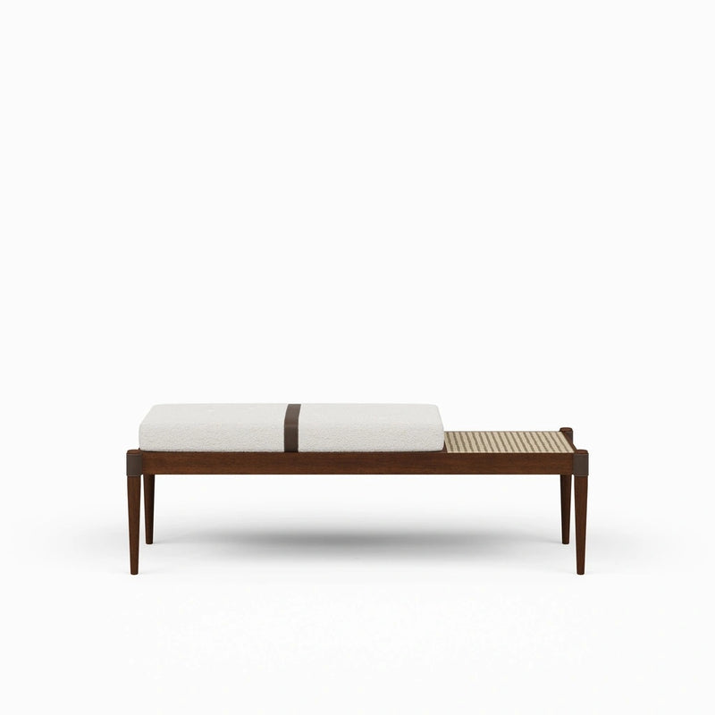 Bello Luxurious Boucle Upholstered Bench